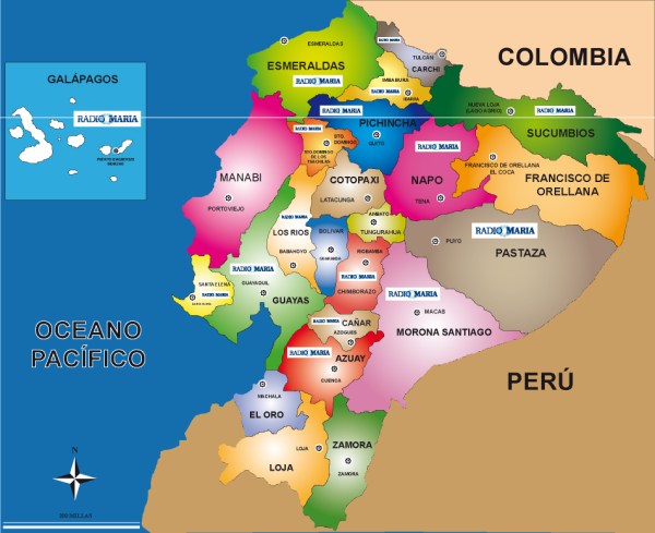Mapa Ecuador